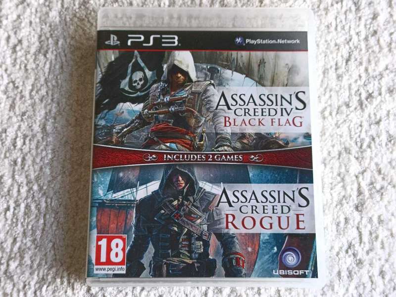 Assassins Creed IV Black Flag Assasins Creed Rogue PS 3 CIB