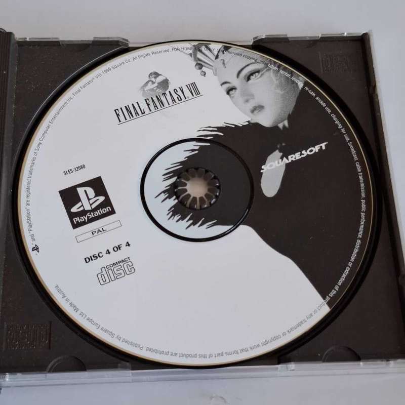 Final Fantasy VIII Playstation 1 Pal