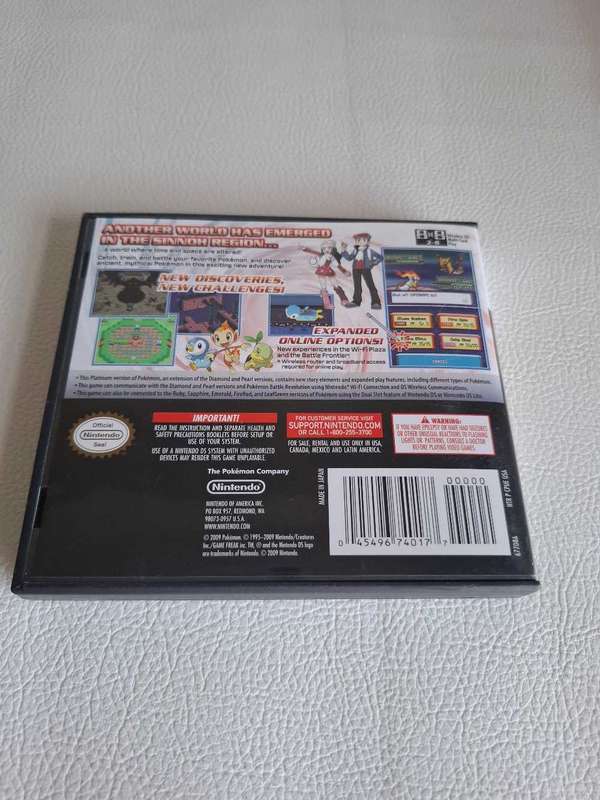 Pokémon Platinum Version Nintendo Ds
