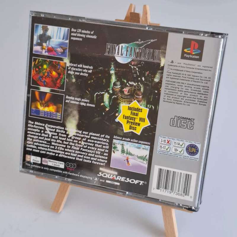Final Fantasy VII Playstation One Pal