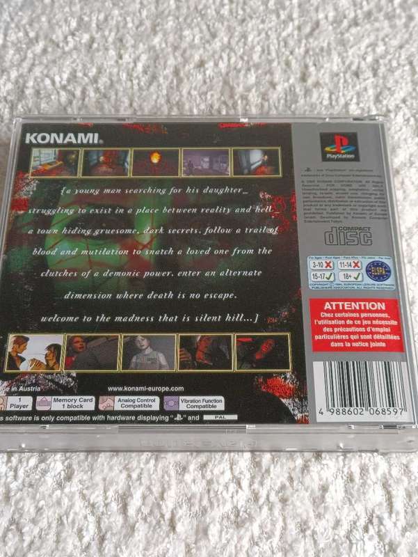 Silent Hill Platinum Edition   Playstation 1 PAL CIB