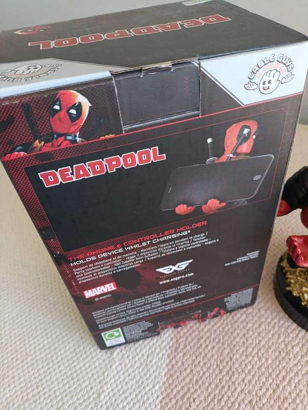 Marvel Deadpool (rear view) Cable Guy /Controller Holder plus Box