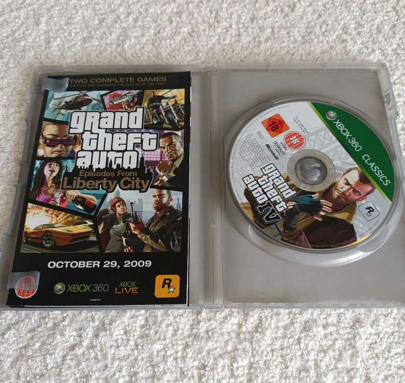 Grand Theft Auto IV Xbox 360 PAL Region