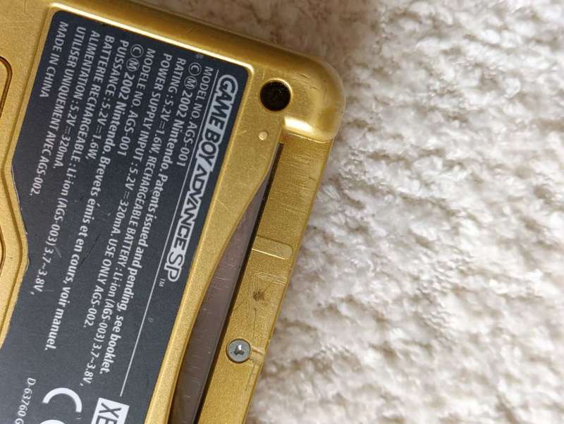 Game Boy Advance SP Console Zelda Edition