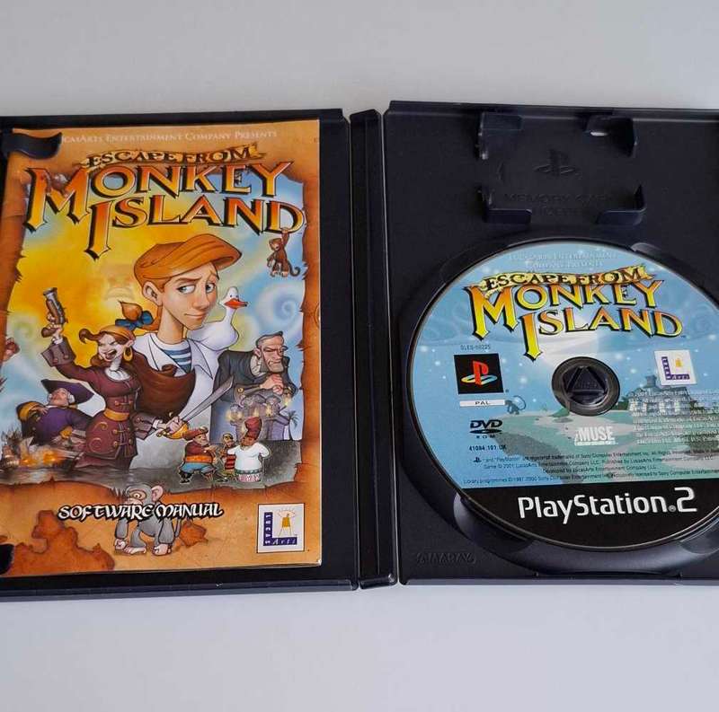 Escape From Monkey Island Ps 2 Pal