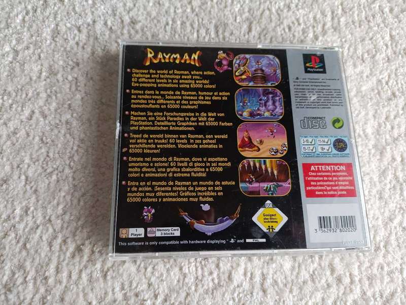 Rayman Playstation 1 PAL