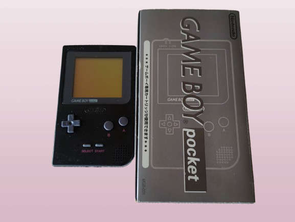 Nintendo Gameboy Pocket Console + Box - Black