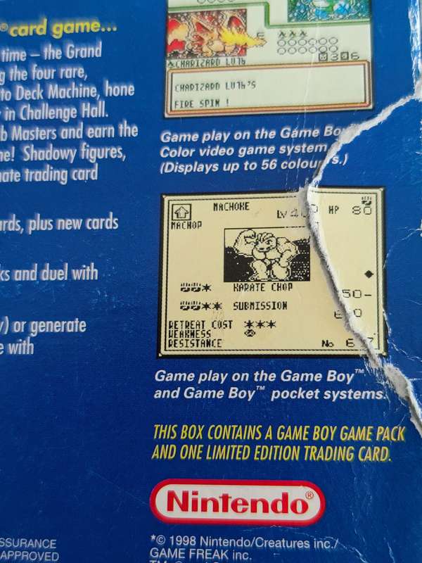 Pokemon Trading Card Game - Nintendo Gameboy Color