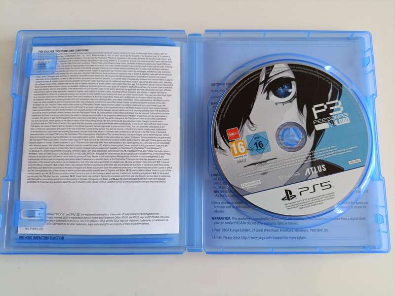 Persona 3 Reload PS 5