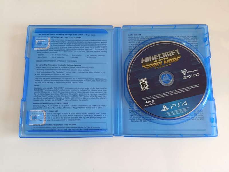 Minecraft Season Two Story Mode PS 4