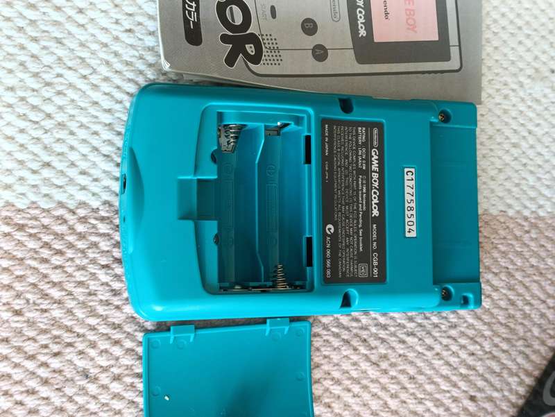 Nintendo Gameboy Color Console With Box