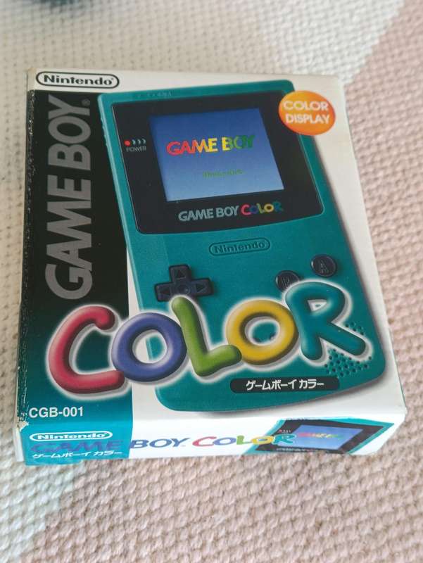 Nintendo Gameboy Color Console With Box
