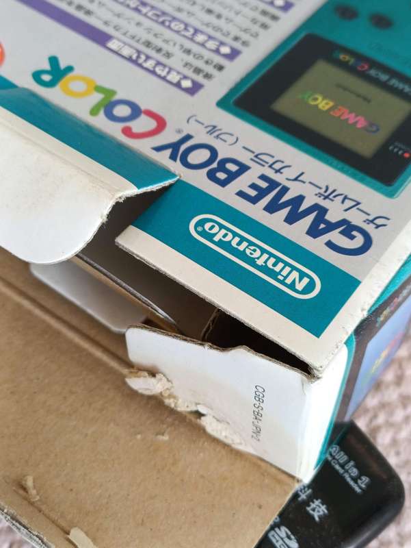 Nintendo Gameboy Color Console With Box