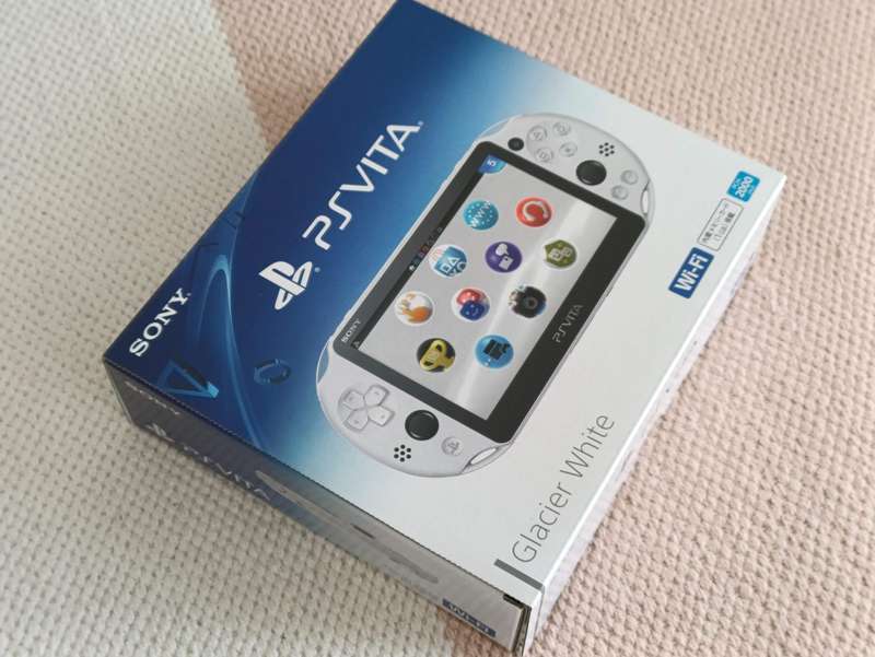 PS Vita Slim with Box +16gb Memory card Glacier White