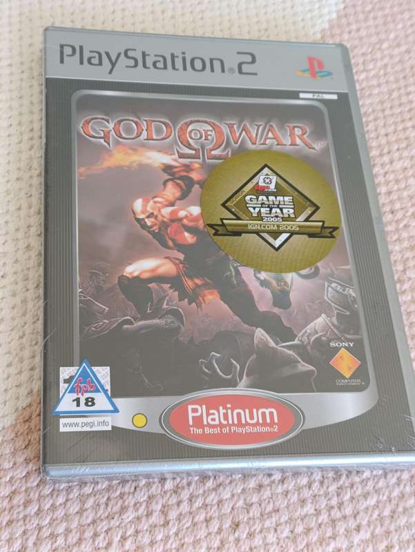 God of War Playstation 2 Platinum PAL Version