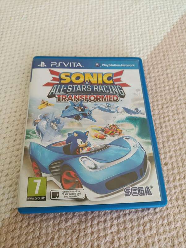 Sonic All Stars Racing Transformed PS Vita CIB