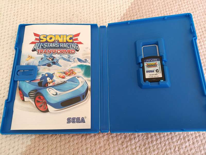 Sonic All Stars Racing Transformed PS Vita CIB