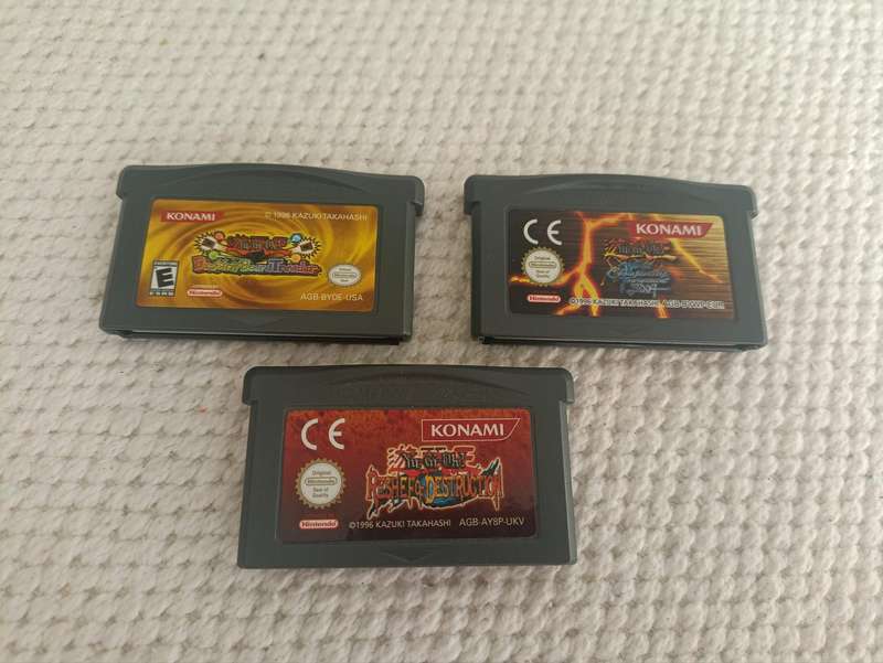 Yu - Gi - Oh Gameboy Gba Cartridge Bundle