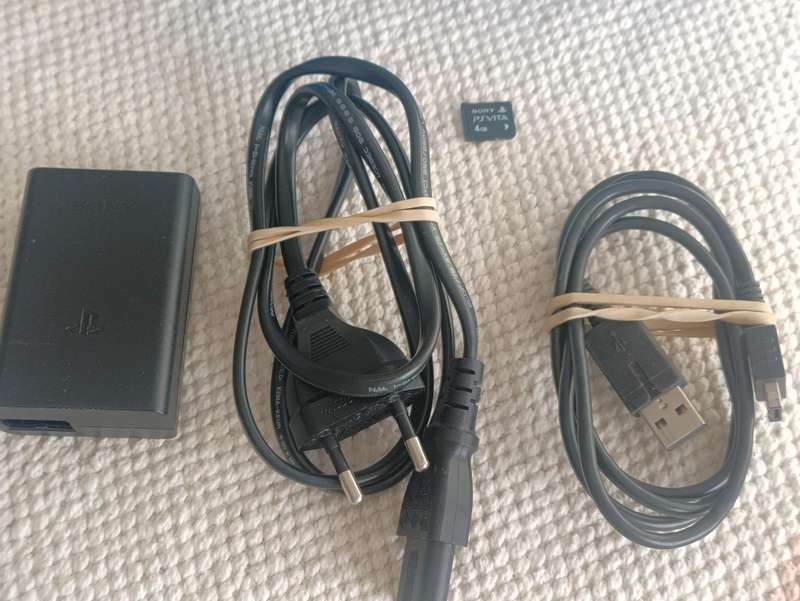 PD Vita Console With Box +Original Charger +4Gb Memory Card