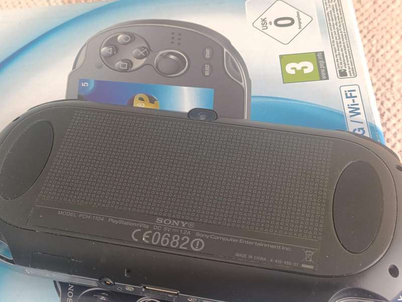 PD Vita Console With Box +Original Charger +4Gb Memory Card