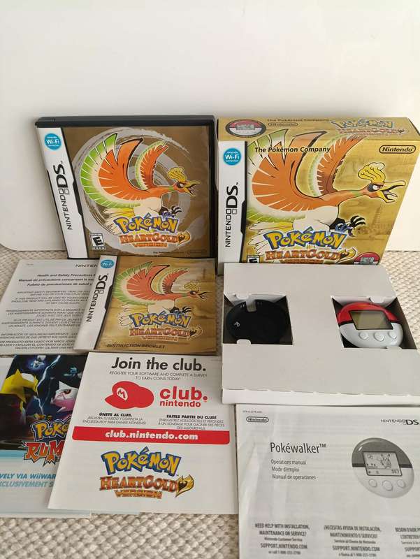 Pokémon Heartgold Version Big Box CIB