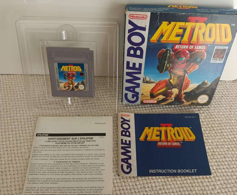 Metroid II Return Of Samus Nintendo Game Boy
