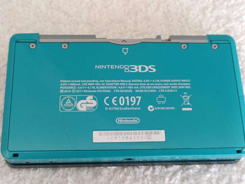Nintendo 3DS Console Euro Region As Is