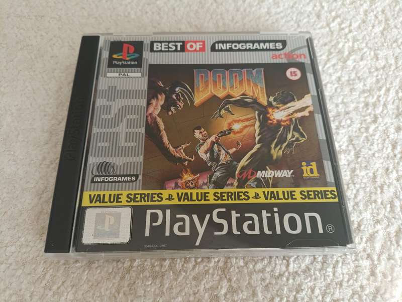 Doom Playstation 1 PAL Region