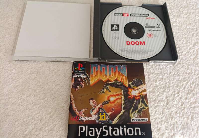Doom Playstation 1 PAL Region
