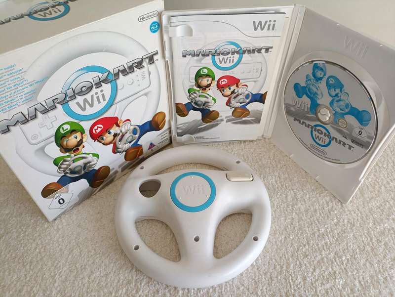 Mario Kart Wii PAL Region +Steering Wheel