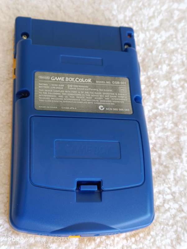 Nintendo Gameboy Color With Backlit Screen