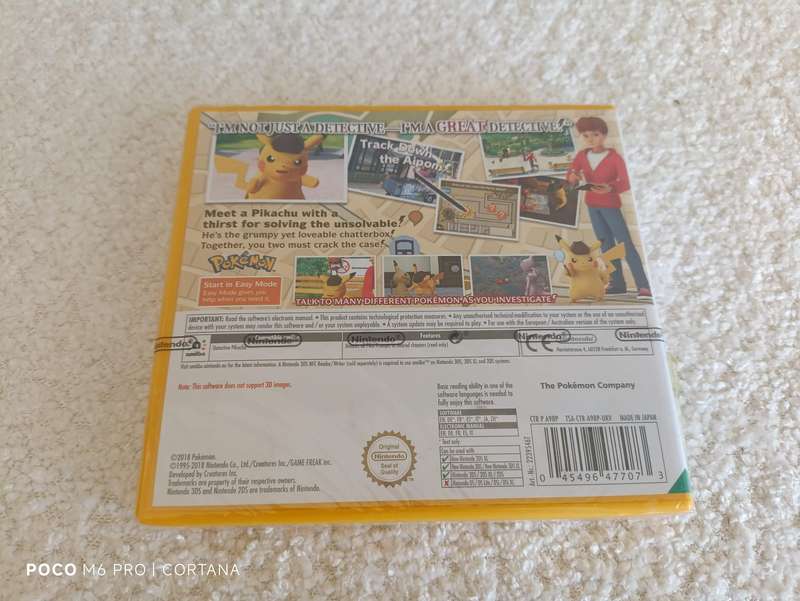 Detective Pikachu Nintendo 3DS
