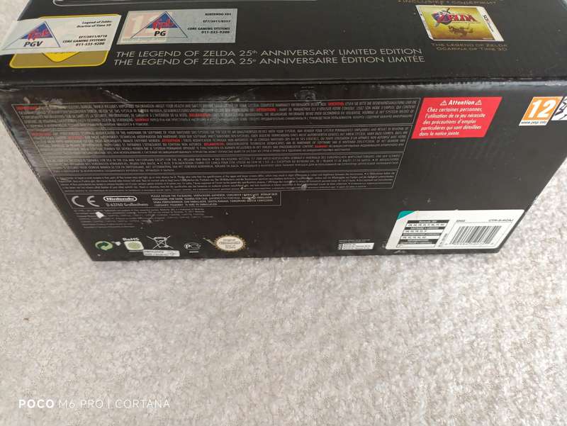 The Legend of Zelda 25 th Anniversary Limited Edition nintendo 3DS Euro Region Console +Box