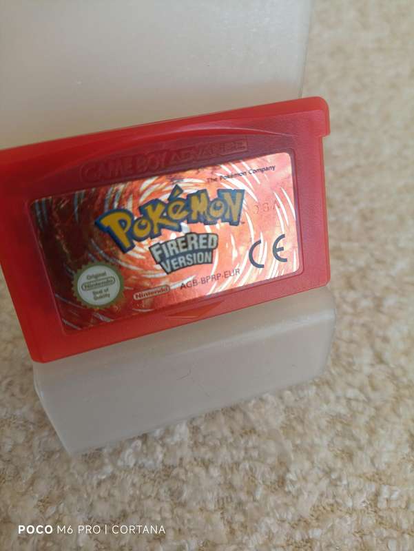 Pokémon Fire Red Version Gameboy Gba Gameboy Advance
