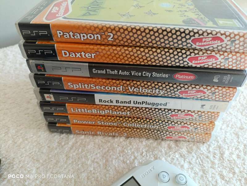 Psp Console With Games +Charger