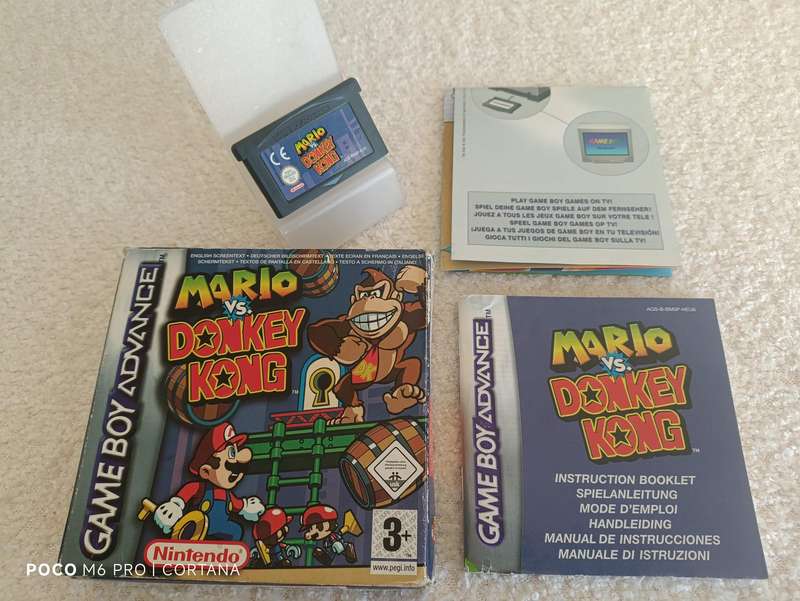 Mario VS Donkey Kong GameBoy GBA