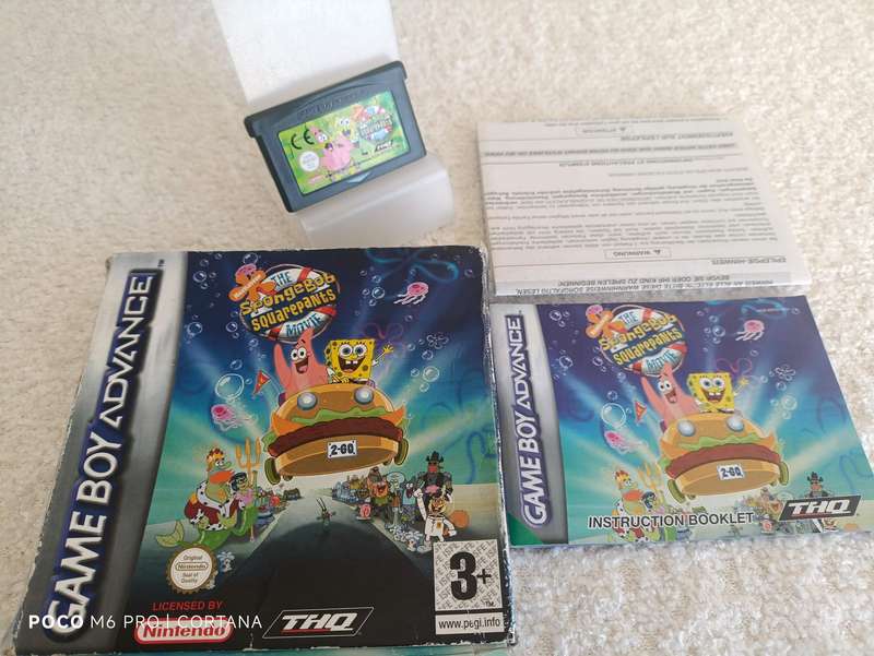 The SpongeBob SquarePants Movie Gameboy GBA