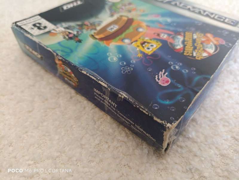 The SpongeBob SquarePants Movie Gameboy GBA