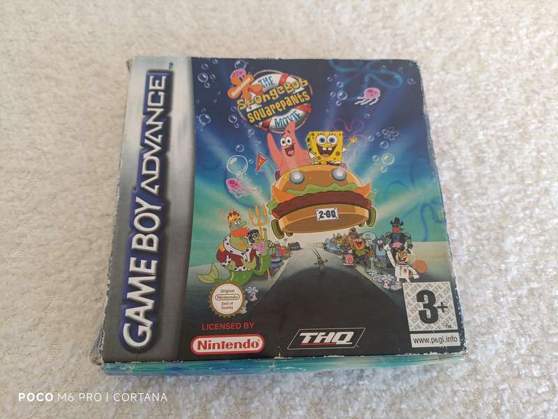 The SpongeBob SquarePants Movie Gameboy GBA
