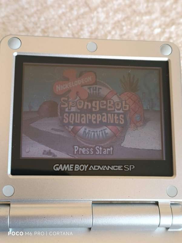 The SpongeBob SquarePants Movie Gameboy GBA