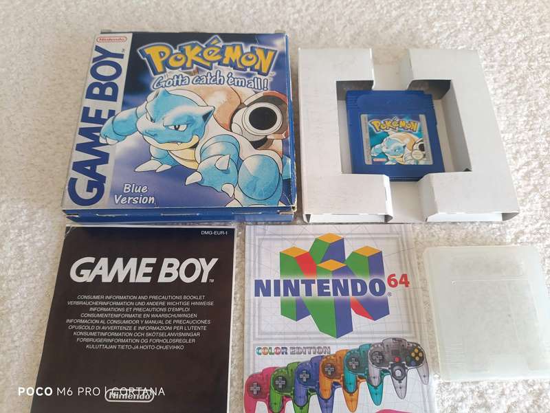Pokémon Blue Version Game Boy
