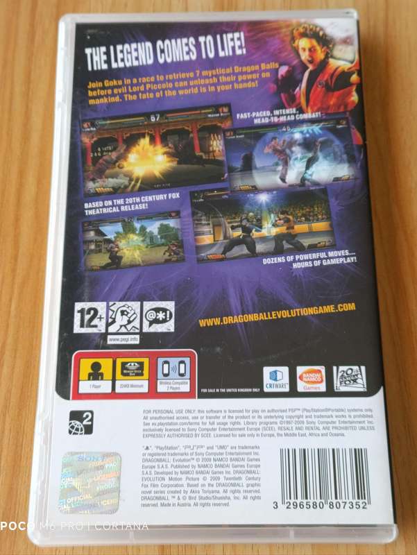 Dragonball Evolution PSP