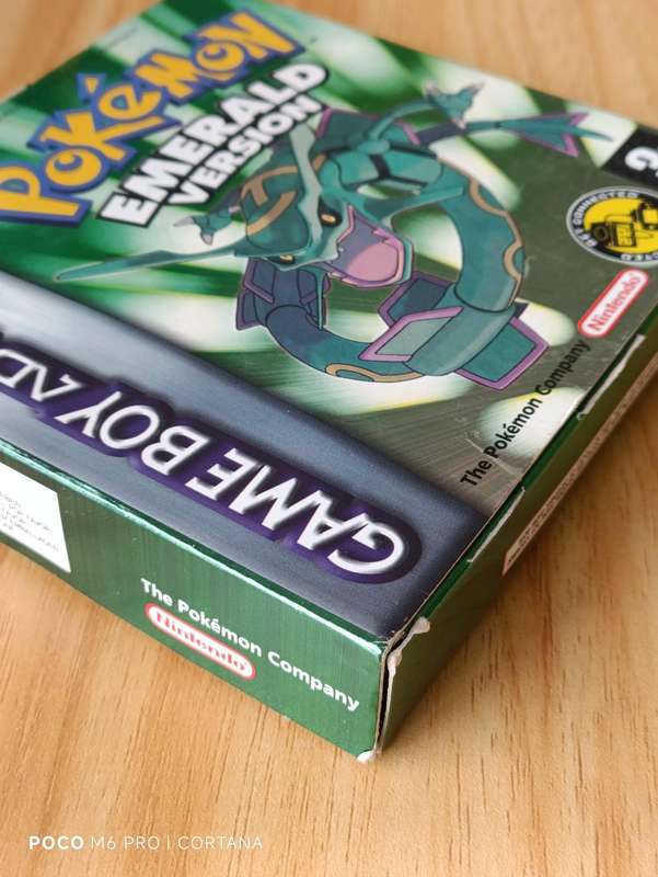 Pokémon Emerald Version Gameboy Gba CIB