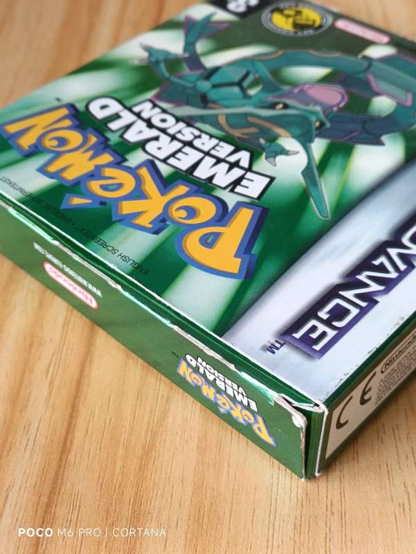 Pokémon Emerald Version Gameboy Gba CIB