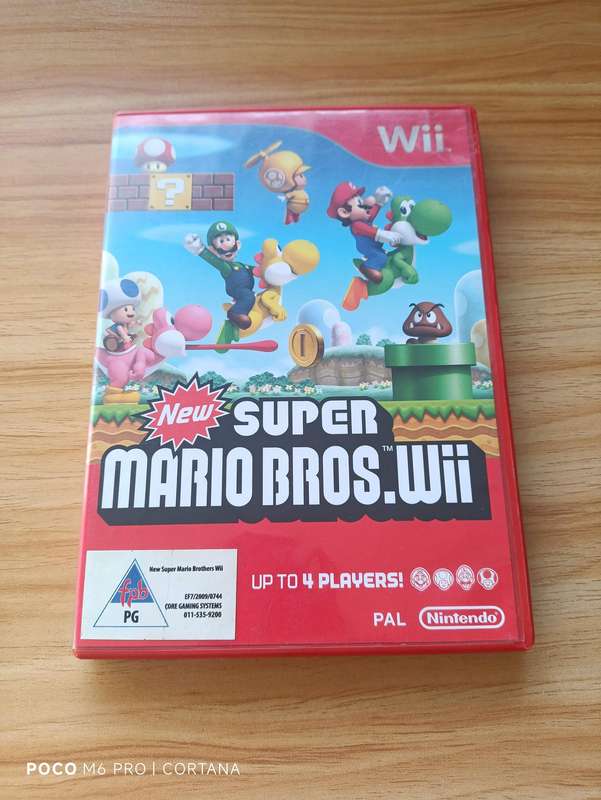 New Super Mario Bros Nintendo Wii PAL
