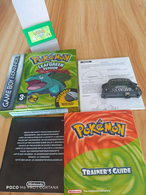 Pokémon Leafgreen Nintendo Gameboy Gba CIB