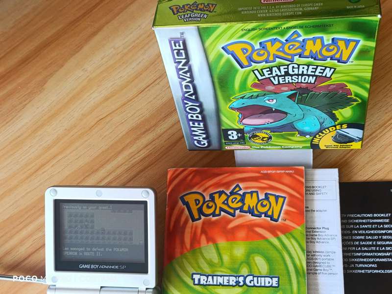 Pokémon Leafgreen Nintendo Gameboy Gba CIB