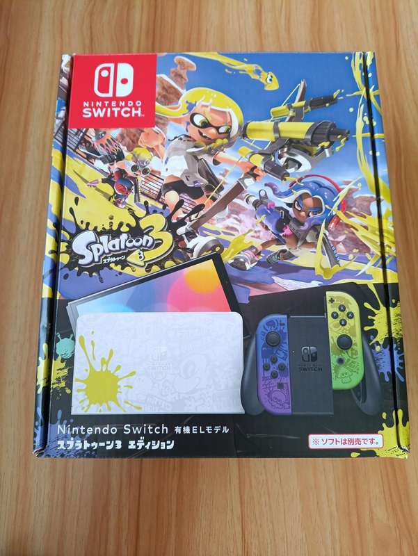 Nintendo Switch Oled Console Splatoon Edition +Box
