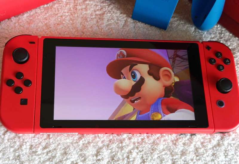 Nintendo Switch Mario Red & Blue Edition +Box