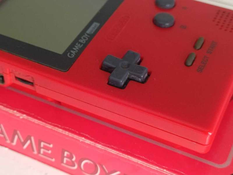 Nintendo Gameboy Pocket Console + Box - Red
